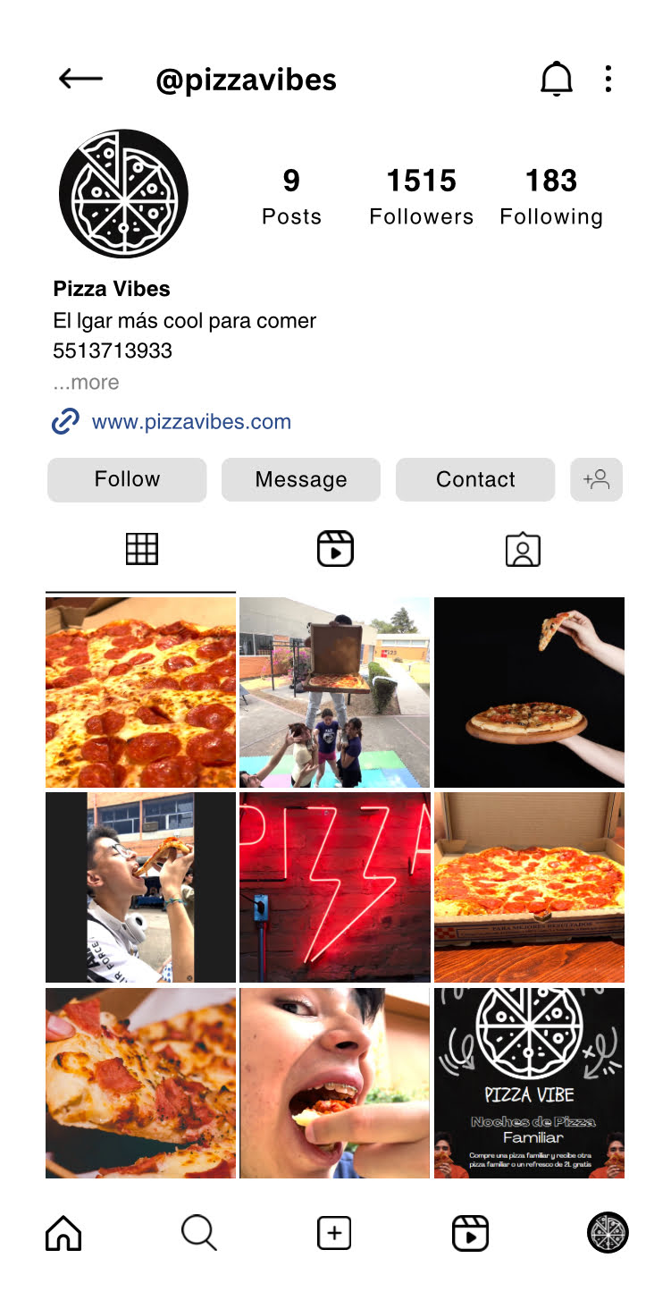 Instagram Pizzas